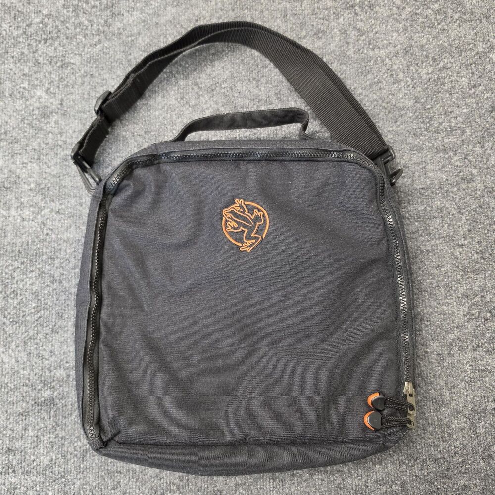 Vintage Akona Adventure Gear Black Scuba Dive Bag Padded Embroidered Logo